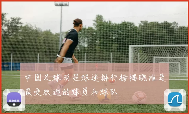 中国足球明星球迷排行榜揭晓谁是最受欢迎的球员和球队